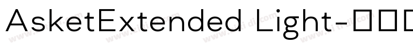 AsketExtended Light字体转换